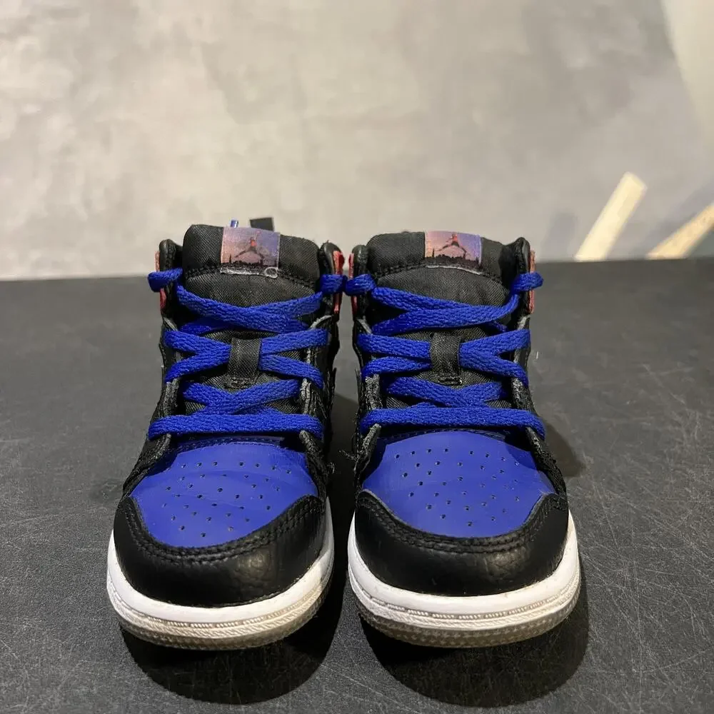 Nike Air Jordan 1 Mid SE Shoes Toddler 9C Skyline Sunset Sneakers DX4377-400